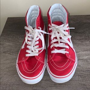 Red High Top Vans